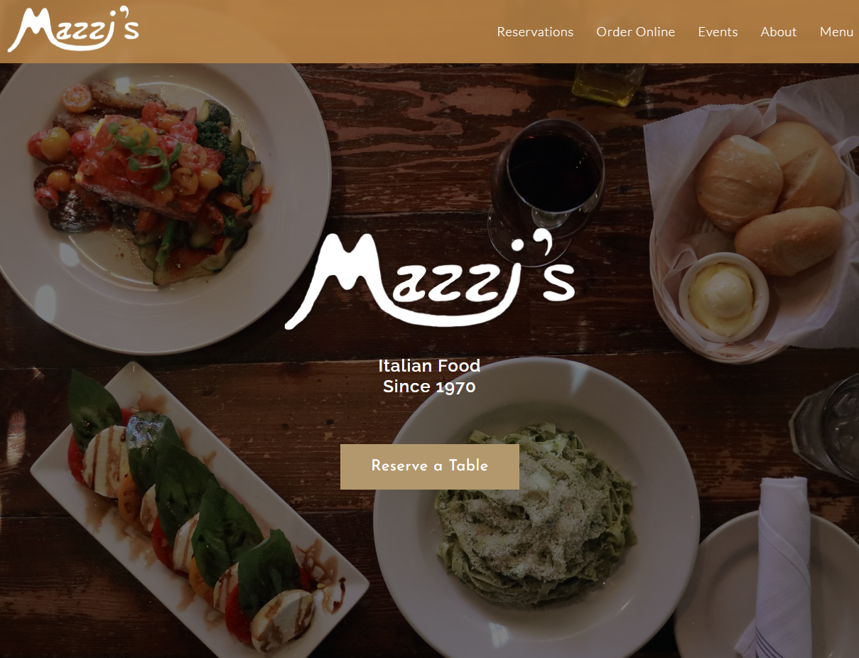 Classy restaurant website to optimize sales, and bring in customers